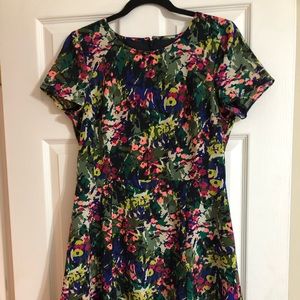J crew floral dress
